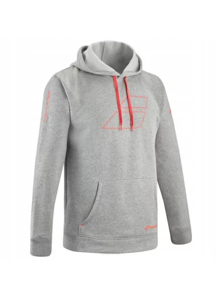 Bluza tenisowa Babolat Strike Hood Sweat szara