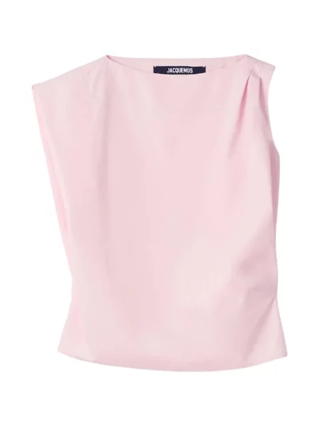Top Jacquemus asimetric roz