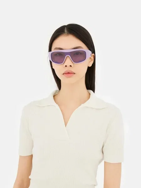 Okulary w stylu Candy w różnych kolorach Retrosuperfuture fioletowe