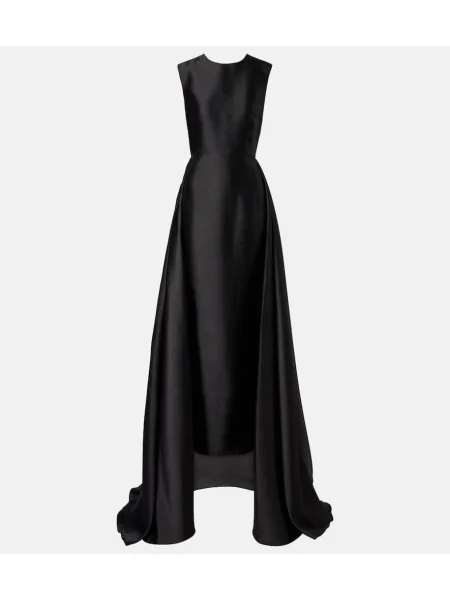 Rochie Solace London din satin negru
