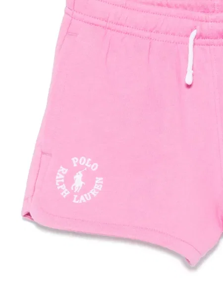 Szorty dziecięce Polo Ralph Lauren różowe