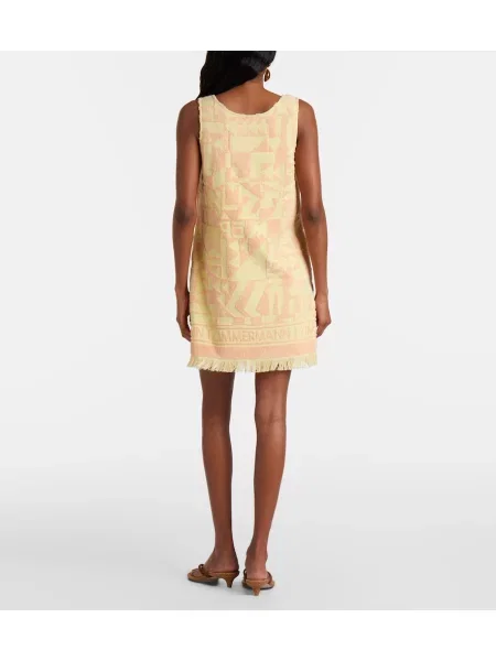 Rochie Zimmermann din material terry galben
