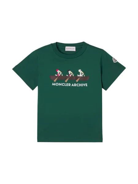 Gyerek póló Moncler Enfant zöld