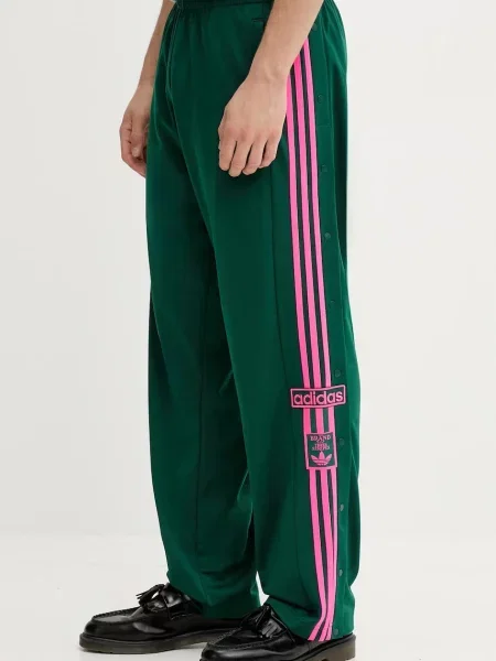 Спортен панталон adidas Originals Adibreak мъжки с апликация зелено
