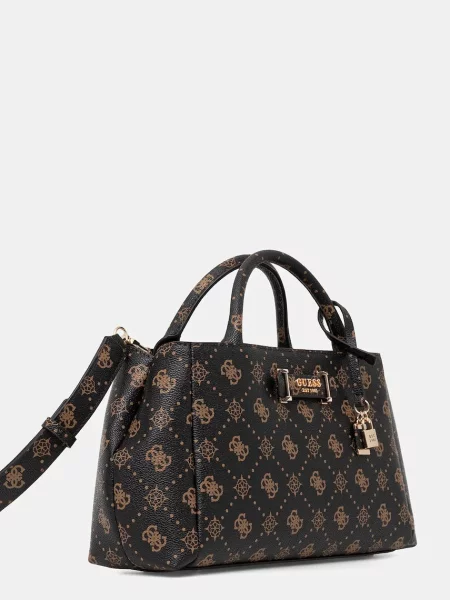 Τσάντα Guess CARRIE καφέ
