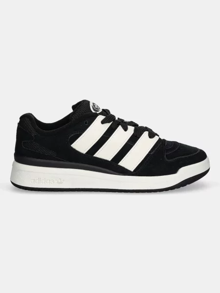 Σουέτ αθλητικά παπούτσια adidas Originals μαύρο