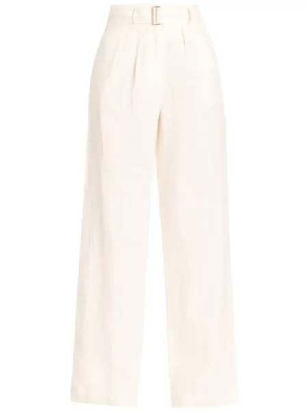 Lniane spodnie Hevron