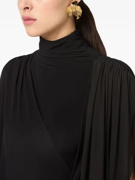 Cercei Nina Ricci cu motiv cu inimi auriu