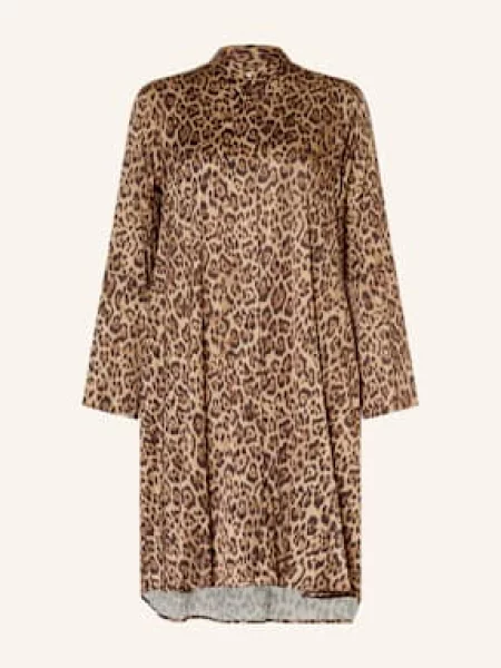 Robert Friedman Sukienka Satynowa Flore braun