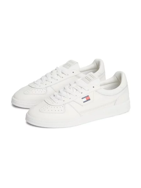 Sneakerși Tommy Jeans alb