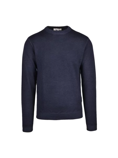 Sweter Wool & Co wełniany niebieski
