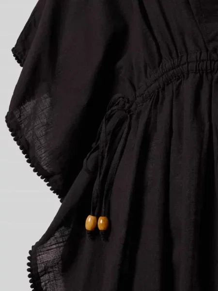 Kaftan z bawełny z dekoltem w serek Jake*s Casual czarna