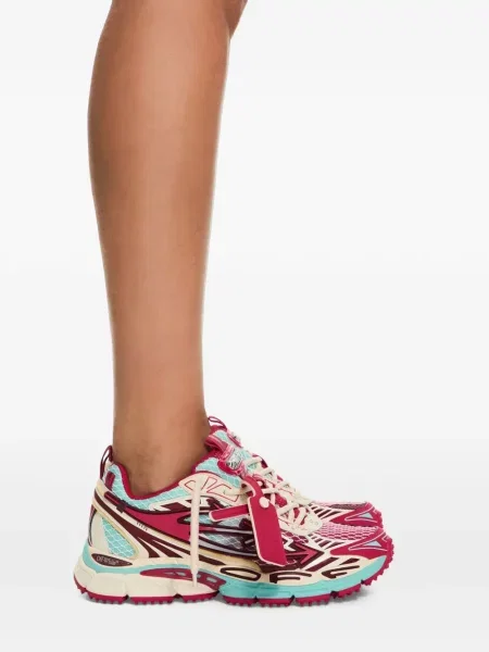 Síťované tenisky Off-white se síťovinou bílé