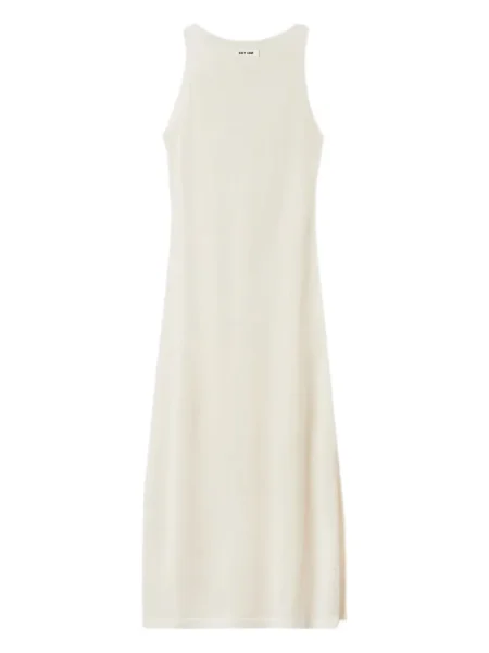 Rochie maxi Soft Goat de costum alb