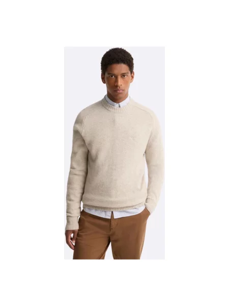 Sweter Barbour wełniany szary