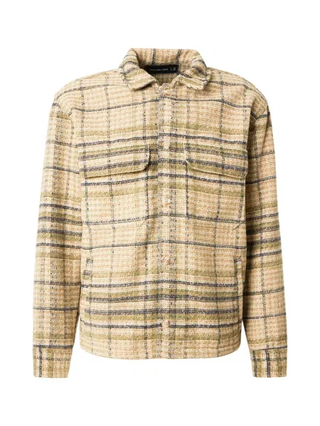 Abercrombie & Fitch Košile / námořnická modř / olivová béžová