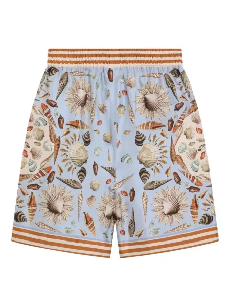 Bermudy dziecięce Dolce And Gabbana niebieskie