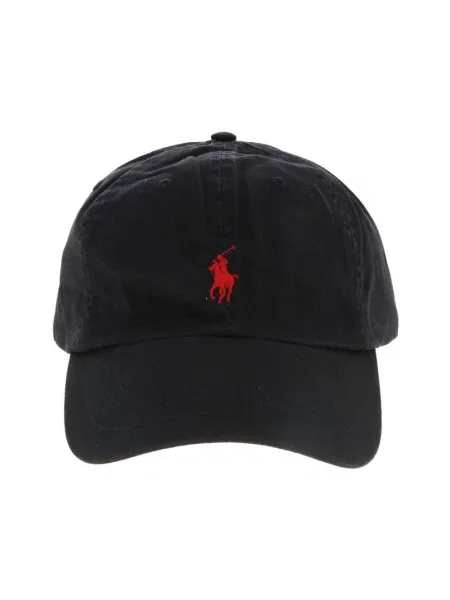 Czapka z daszkiem Polo Ralph Lauren klasyczna czarna