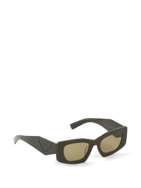 Ochelari de soare Prada Eyewear cu autograf verde