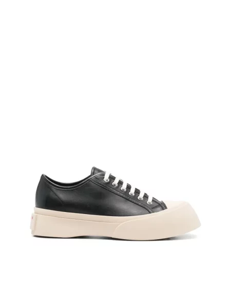 Sneakersy Marni skórzane czarne