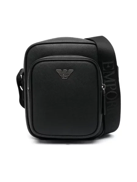 Torba crossbody Emporio Armani czarna