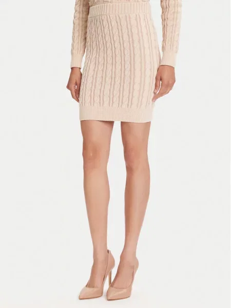 Спідниця міні Guess бежева