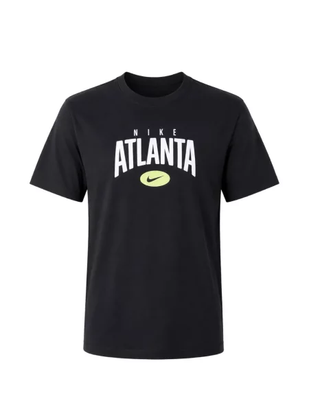 Lung tricou Nike cu buline din fleece negru
