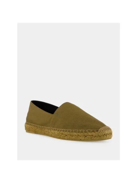 Haftowane espadryle Saint Laurent zielone