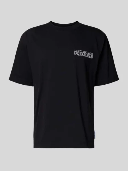 T-shirt z nadrukiem z logo Pockies czarna
