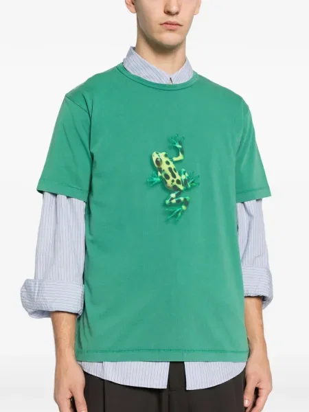 Къс тениска Jw Anderson зелено