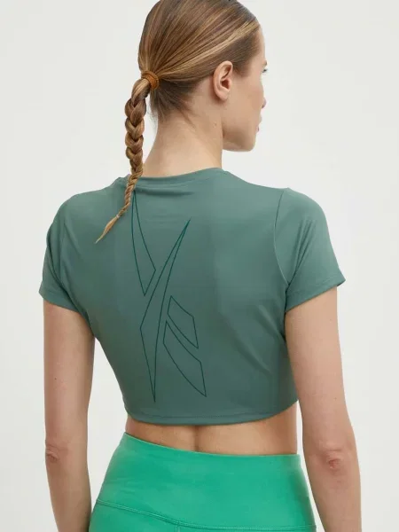 Футболка Reebok зеленая
