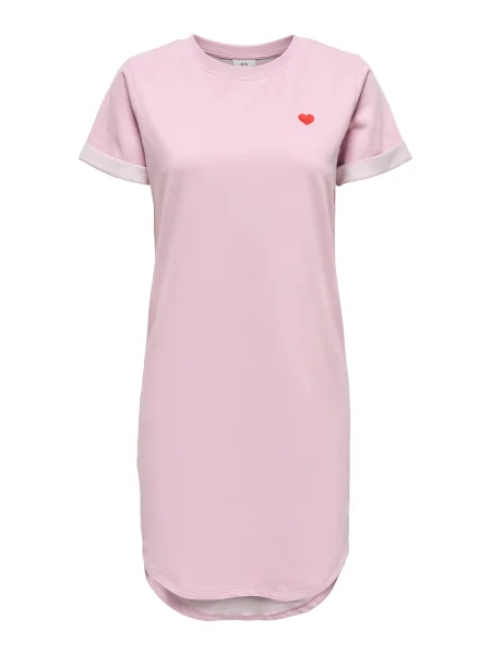 JDY Obleka JDYIVY roza / temno rdeča