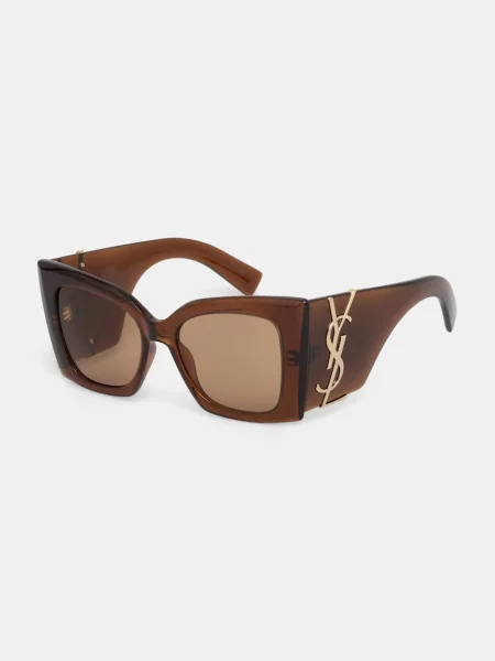 Saint Laurent ochelari de soare pentru bărbați maro