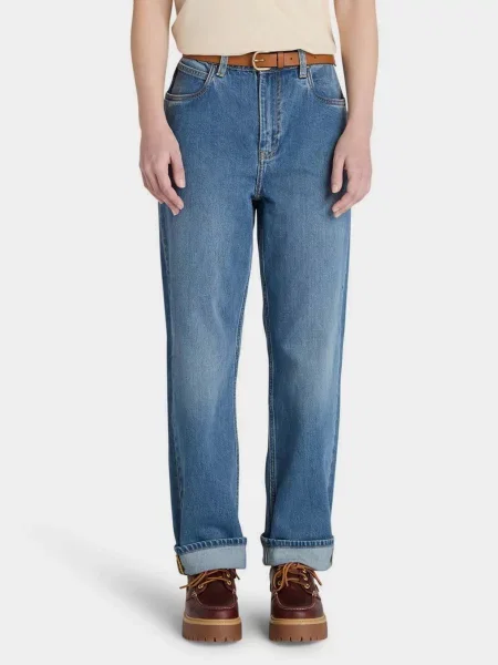 Прямі джинси Timberland Denim Straight джинс бавовна/ліоцел