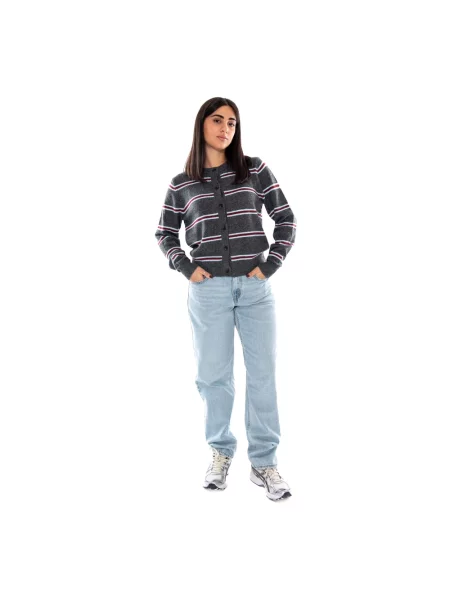 Levi's sweter z domieszką wełny Kobiety S szary