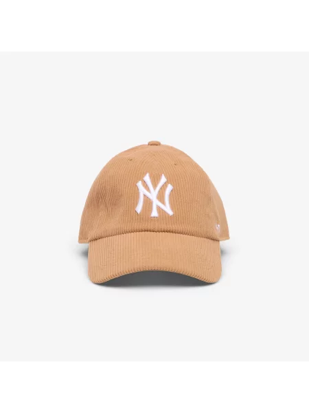 Kšiltovka Brand MLB Clean Up Thick Cord New York Yankees Cap Camel Universal