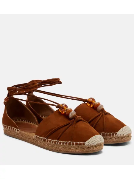 Espadrile Jimmy Choo din piele de căprioară maro