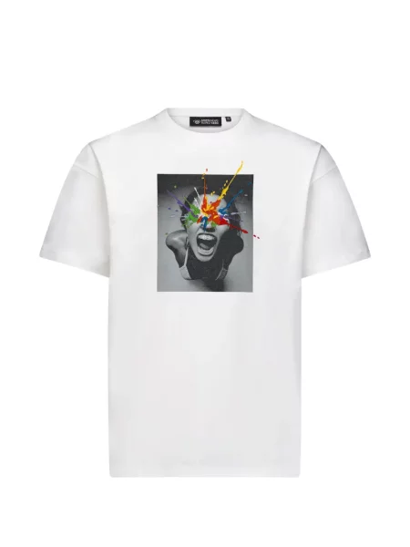 Tricou Mostly Heard Rarely Seen cu broderie alb