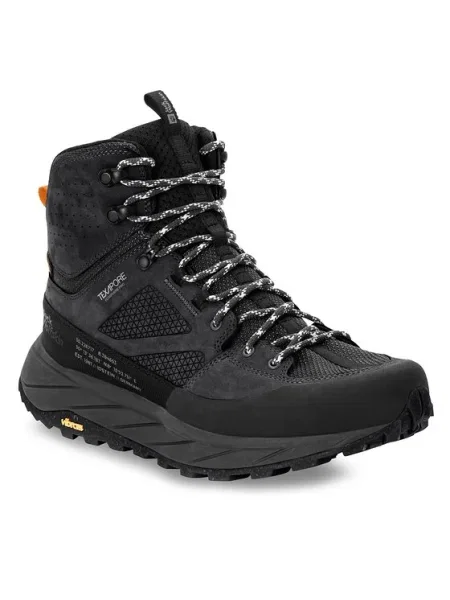 Jack Wolfskin pánske trekové topánky Terraquest Texapore Mid black čierna