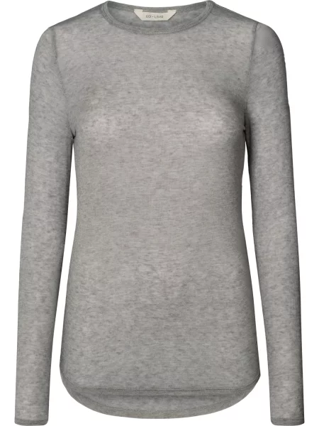 Gai+Lisva Tričko Thyra světle šedá