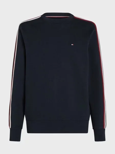 Смугастий світшот Tommy Hilfiger синій
