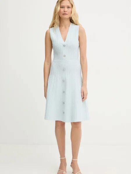 Guess sukienka AMBER niebieska