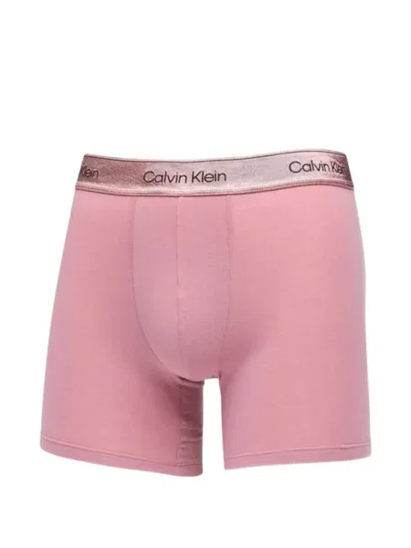 Boxeri Calvin Klein Underwear cu autograf albastru
