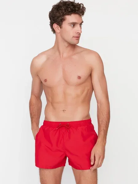Plavalne hlačke Trendyol rdeča