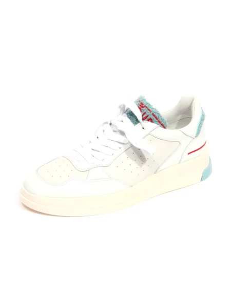 Sneakersy Ghoud skórzane białe