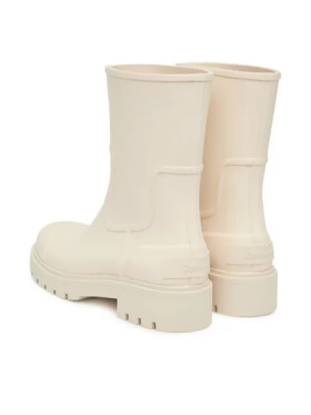 Calvin Klein Jeans Gumene čizme Mid Rainboot Rubber Écru