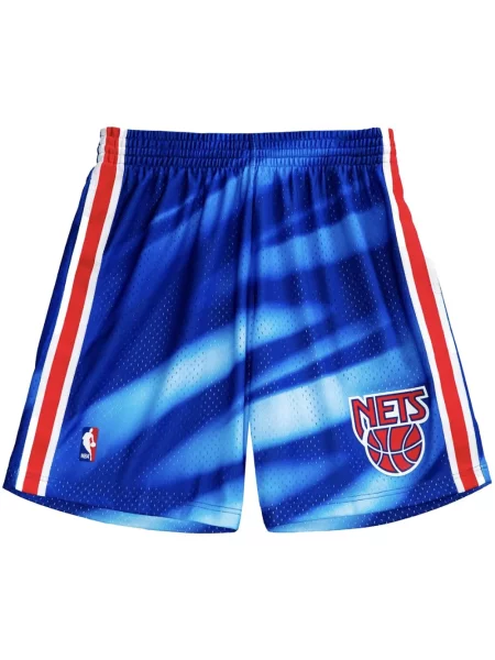 Pantaloni scurți Mitchell & Ness din jerseu albastru