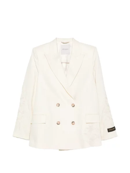 Haftowana dwurzędowa marynarka Ermanno Firenze dwurzędowa