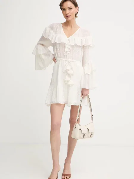GUESS Rochie de cocktail Laurence alb bej