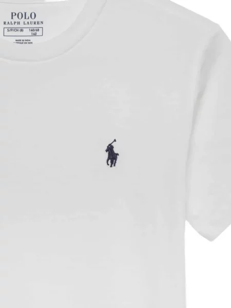 Koszulka polo dziecięca Polo Ralph Lauren biała